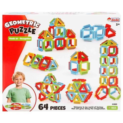 Oyuncak Geometrik Puzzle Lego 64 Parça 03895