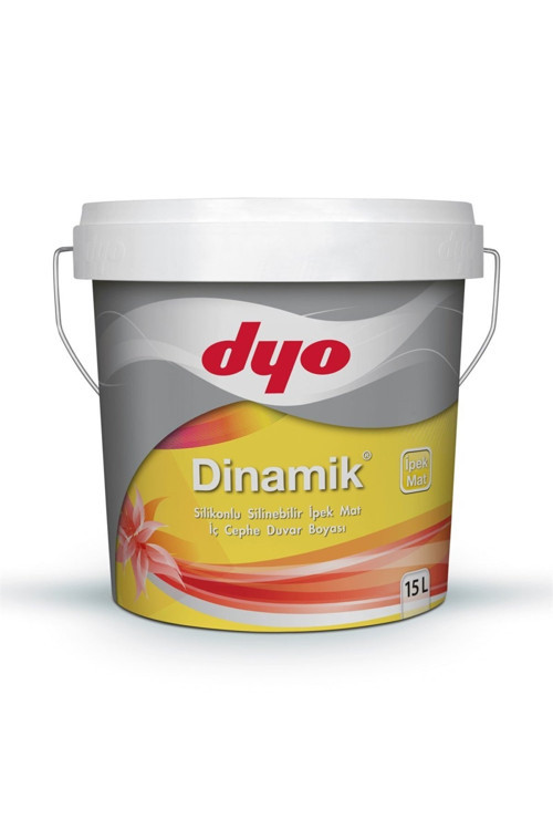 Dinamik Silikonlu Mat Iç Cephe Duvar Boyası 15 Lt (Tüm Renkler)