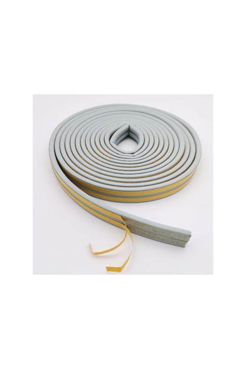 Kauçuk Kapı Ve Pencere İzolasyon Bandı/Fitili 5M X2 (10M) Gri