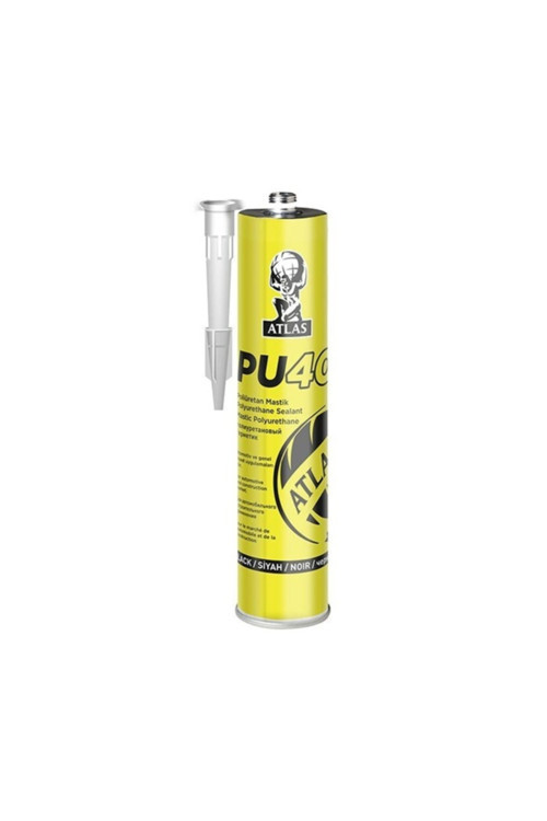 Pu40 Poliüretan Mastik 280Ml Siyah + Silikon Tabancası