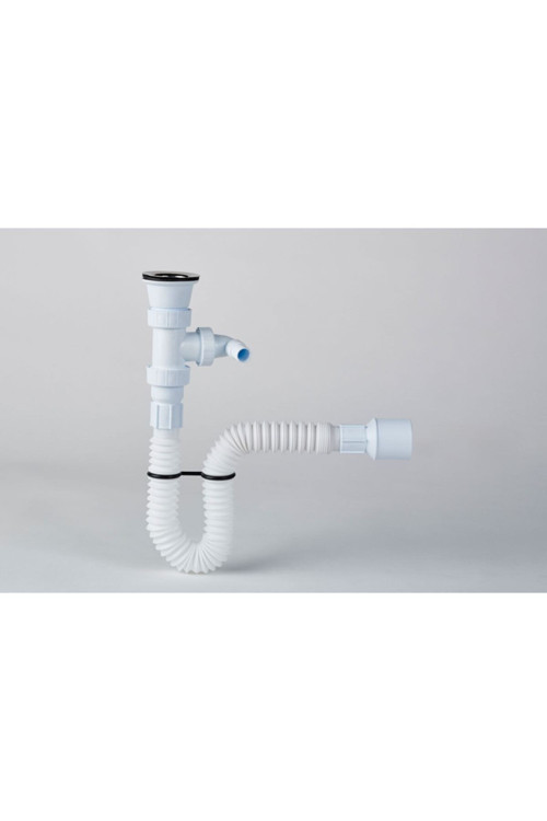 Körüklü Evye Sifonu Makine Girişli 50Mm