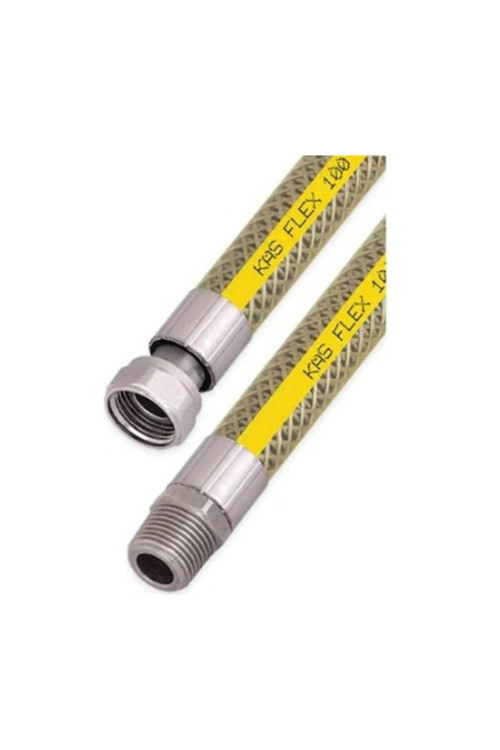 Örgülü Doğalgaz Bağlantı Ocak Flexi 1/2"-1/2" 50 Cm