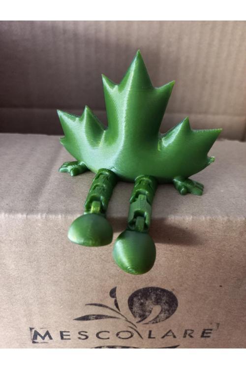 Yılbaşı Sonbahar Temalı Sevimli Çınar Yaprağı Figürü | Dekoratif Masa Süsü | Hediye Fikri