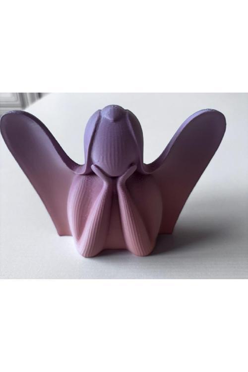 Dekoratif Modern Melek Heykeli – Minimalist & 3D Tasarım Biblo Hediyelik