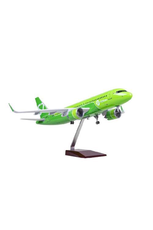 Hediyelik Maket Uçak Siberia 1:80 Ölçek 47 Cm Ja320Neo Dekoratif Koleksiyon Modeli