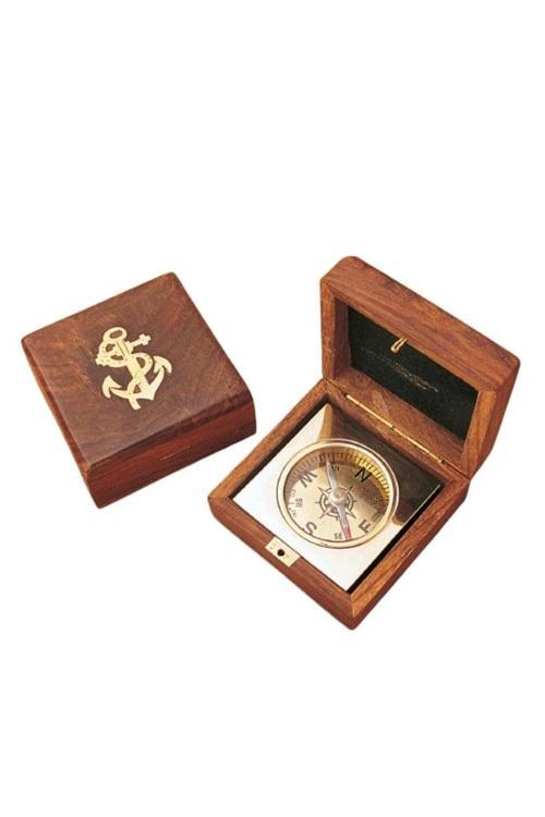 Denizcilik Grubu Marine Pirinç Aksesuar-Kutulu Pusula-7,5*8*4 Cm-Jttr2714