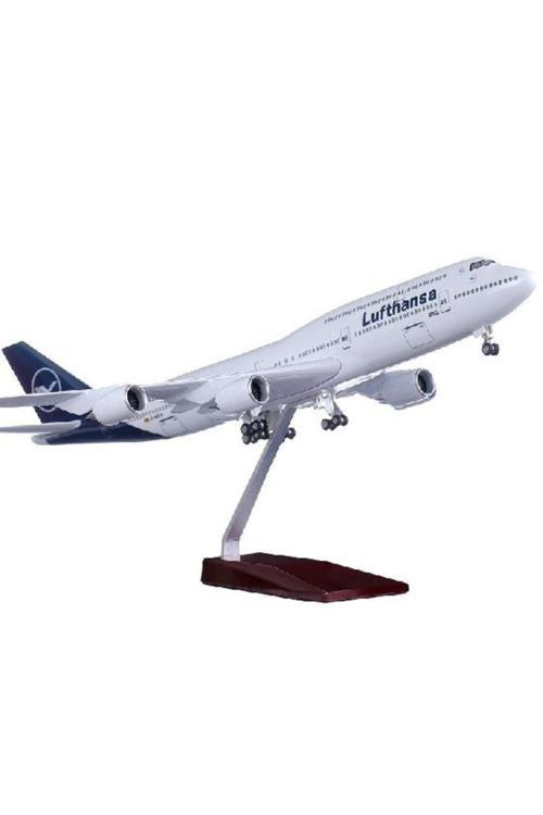 Hediyelik Maket Uçak Lufthansa Jb747-8 1:160 Ölçek 47 Cm Koleksiyonluk Dekoratif Obje