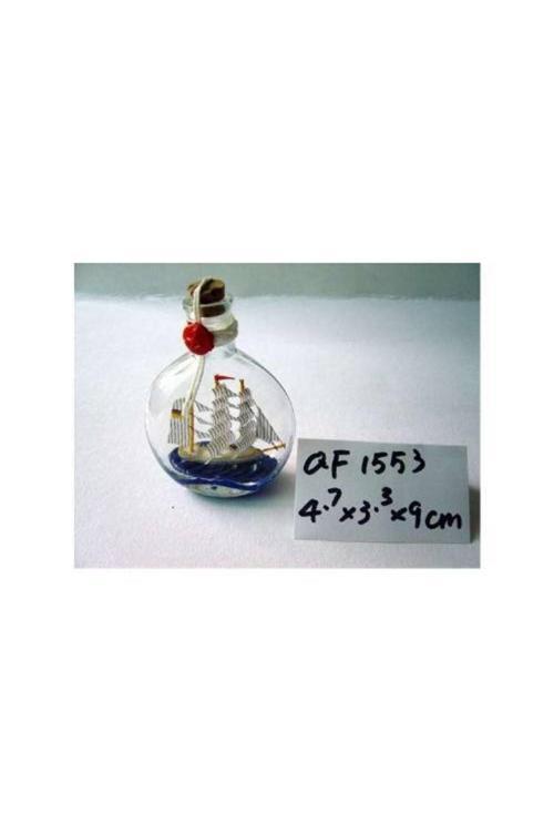 Denizcilik Grubu Marine Şişe Gemi 4,7X3,3X9 Cm | Dekoratif Obje