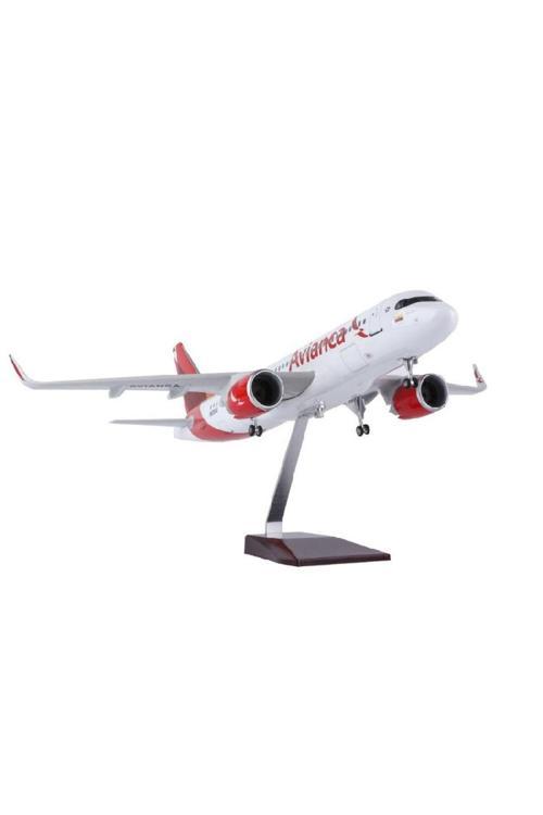 Hediyelik Maket Uçak Avianca 1:80 Ölçek 47 Cm Ja320Neo Dekoratif Koleksiyon Modeli