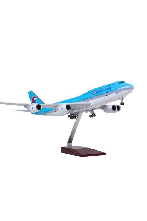 Hediyelik Maket Uçak Korea Jb747 1:160 Ölçek 47 Cm Koleksiyonluk Dekoratif Obje