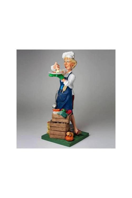 Biblolar Aşçı Biblo 17,5X17,5X42 Cm | Sertifikalı Özel Koleksiyon