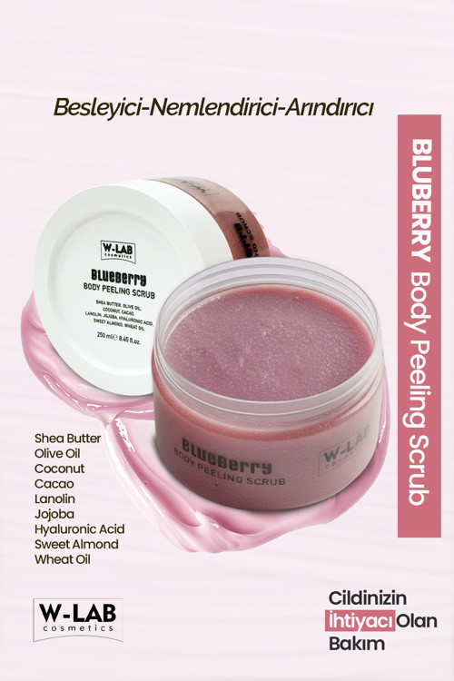 Blueberry Body Peeling Scrub 250 Ml