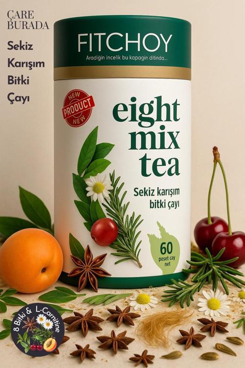 Fitchoy - 8 Bitki Karışımlı Çay 60 Poşet (L-Carnitine İlaveli)