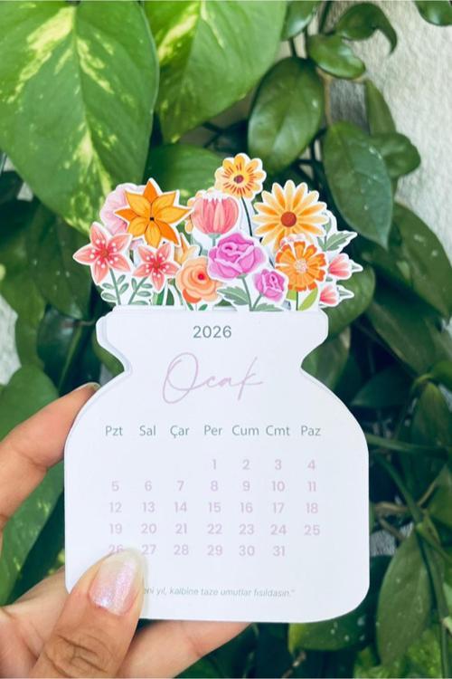 2026 Mini Çiçek Takvim