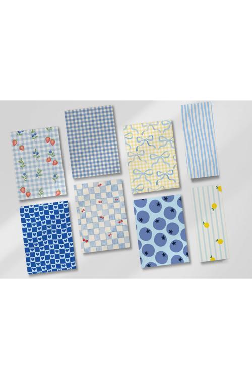 Scrapbook Seti - 18 Büyük - 6 Küçük Parça / Sticker