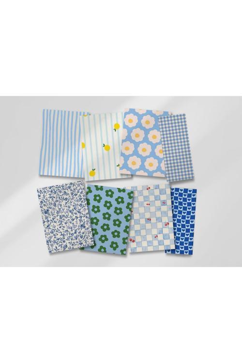 Scrapbook Seti - 18 Büyük - 6 Küçük Parça / Sticker