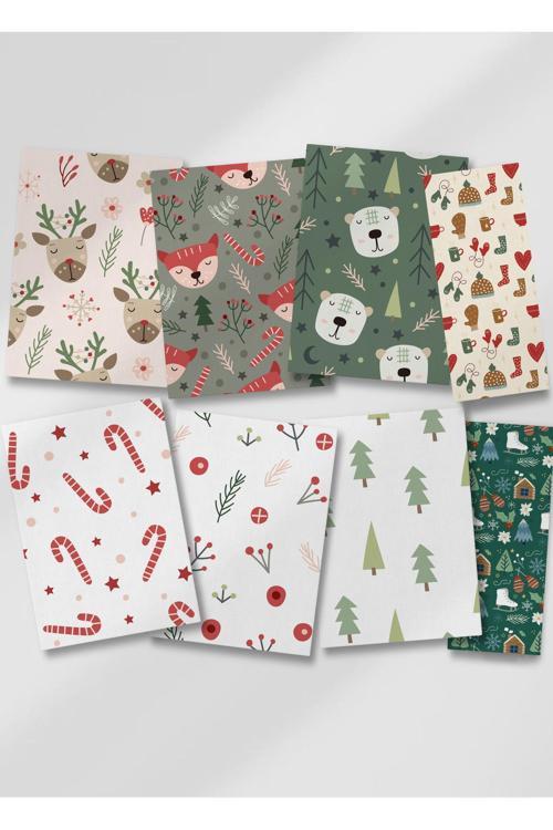 Scrapbook Seti 18 Büyük / 6 Küçük Parça - Ajanda,Defter