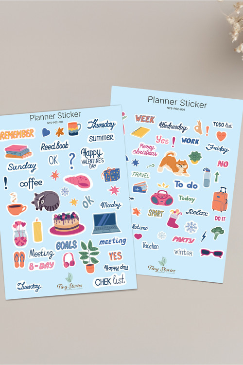 Planlayıcı Sticker – Ajanda, Defter,Bullet Journal,Scrapbook