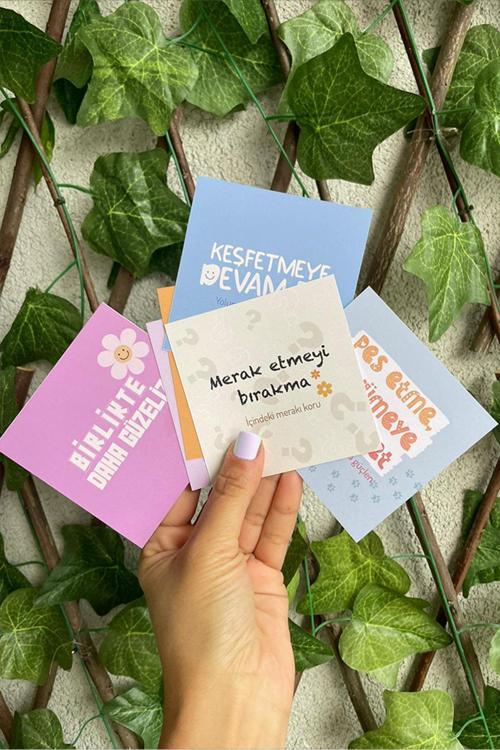 Motto Kartı Kartpostal - 6 Adet