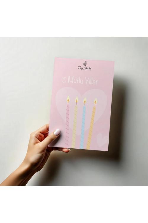 Doğum Günü Motto Kartı Kartpostal - 3 Adet