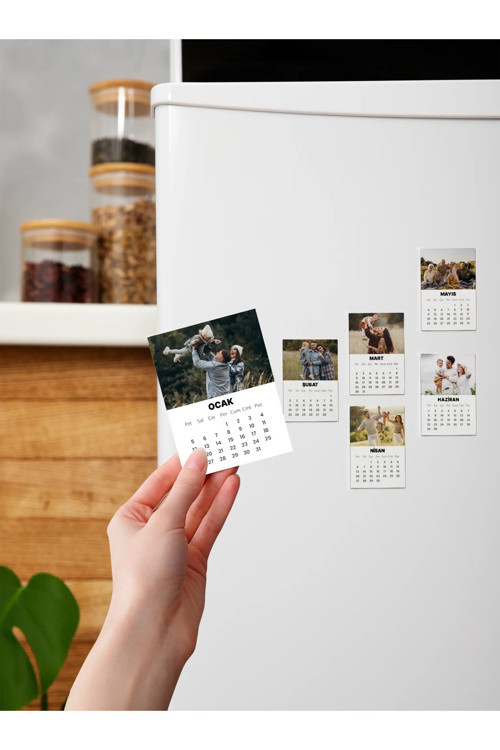 2026 Magnet Takvim – Kişiye Özel Fotoğraflı