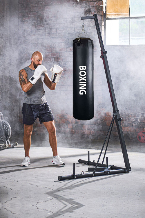 Yırtılmaz Siyah Deluxe Boxing Boks Torbası - 80Cm