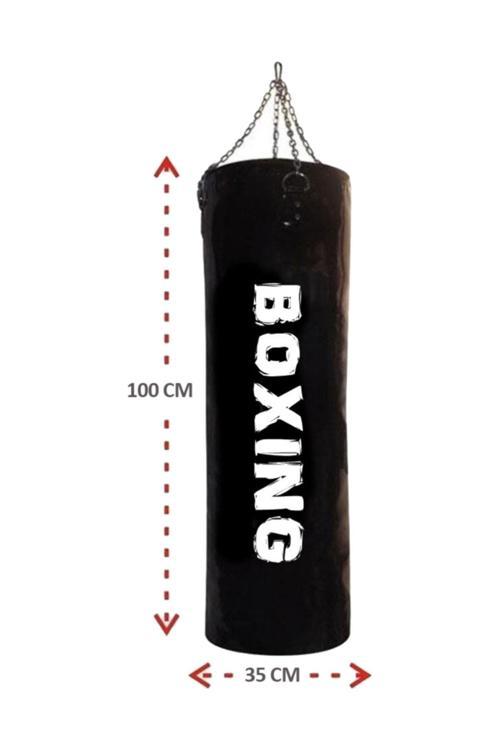 100 Cm X 35 Cm Hazır Dolu Boks Kum Torbası