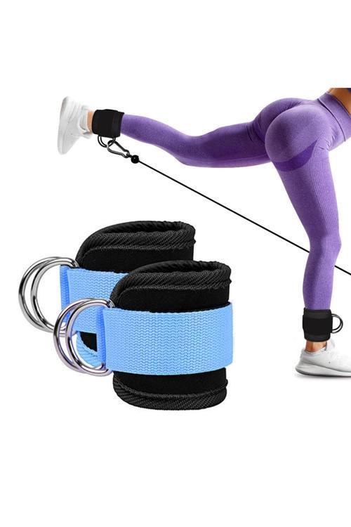 D Halkalı Ayak Ve El Bileği İçin Ağırlık Çekiş Kayışı