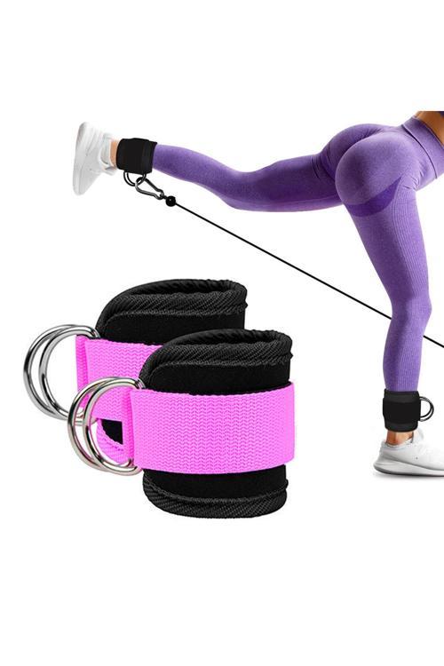 D Halkalı Ayak Ve El Bileği İçin Ağırlık Çekiş Kayışı