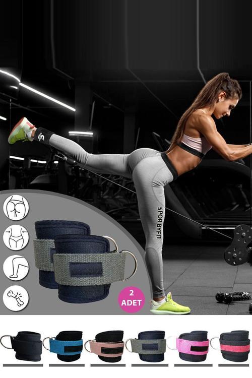 Ayak Bilek Kayışı D-Ring Fitness Ağırlık Çekiş Aparatı