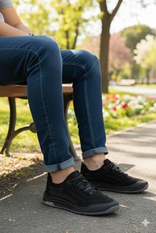 772522 Rahat Esnek Ürün Hakiki Deri Sneakers Erkek Ayakkabı