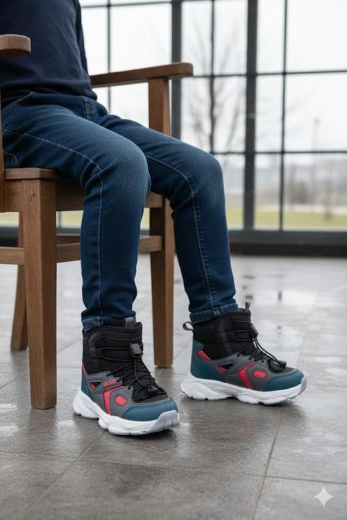 943.P25K.502 Tog Siyah Hafif Rahat Erkek Çocuk Bot