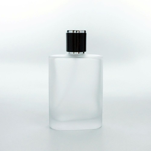 BOŞ PARFÜM ŞİŞESİ 100 ML OVAL BUZLU (10 ADET) (SPREY APARAT İLE KAPATILIR-KOLAY KAPAMA) BOŞ ŞİŞE