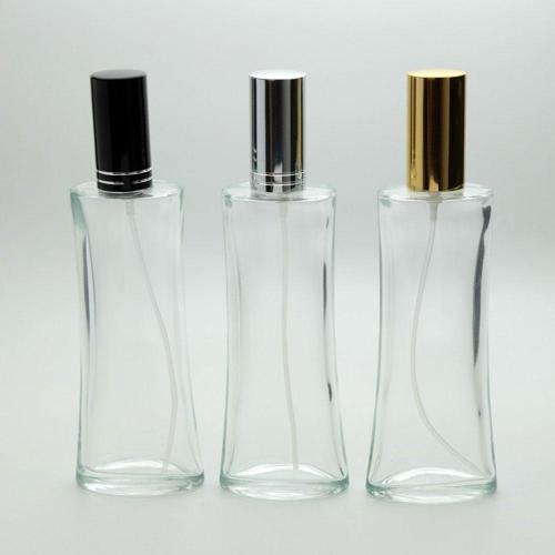 PARFÜM ŞİŞESİ 100 ML (5 ADET) SİYAH KAPAK METAL VALF EYFEL BOŞ ŞİŞE