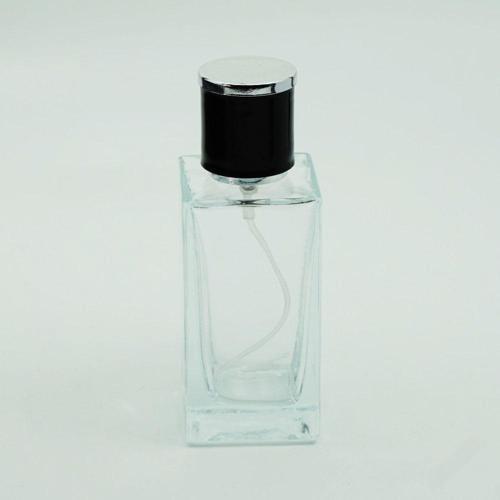 BOŞ PARFÜM ŞİŞESİ 50 ML KARE (10 ADET) (SPREY APARAT İLE KAPATILIR-KOLAY KAPAMA) BOŞ ŞİŞE