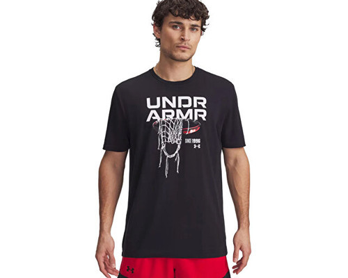 Ua M 60/40S Hoops Net Ss Erkek Basketbol Tişörtü 1390188-001 Renkli