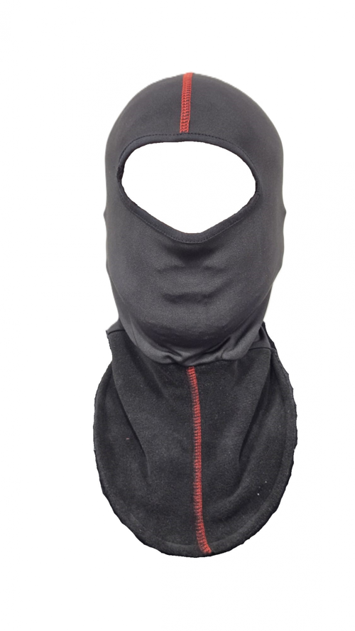 KIŞLIK BALAKLAVA GÖĞÜS KORUMALI POLARLI SİYAH YÜZ MASKESİ