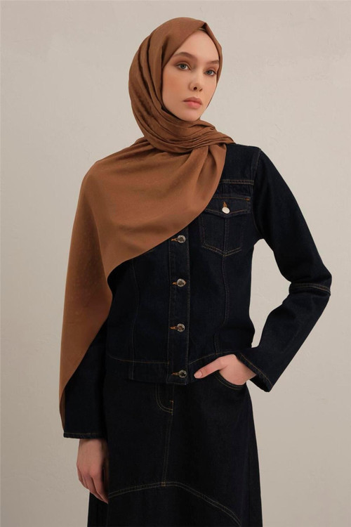 Damla Desen Bambu Cotton Şal 11