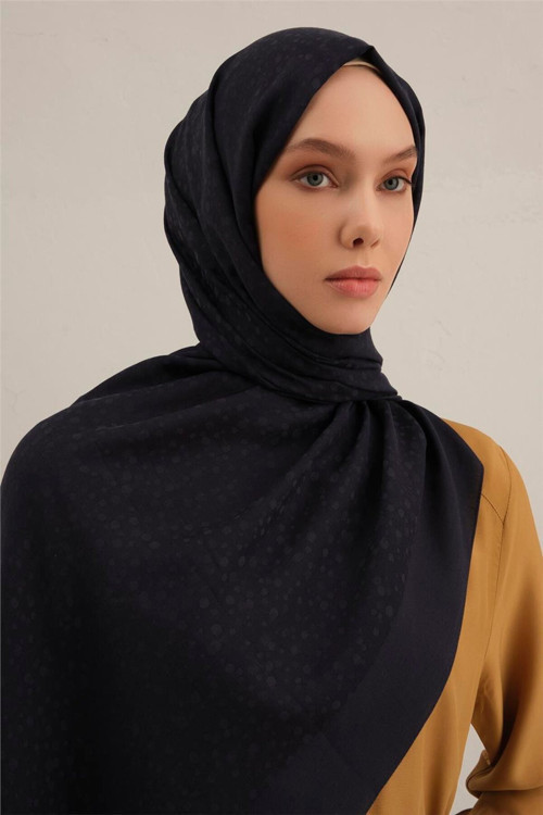 Damla Desen Bambu Cotton Şal 02