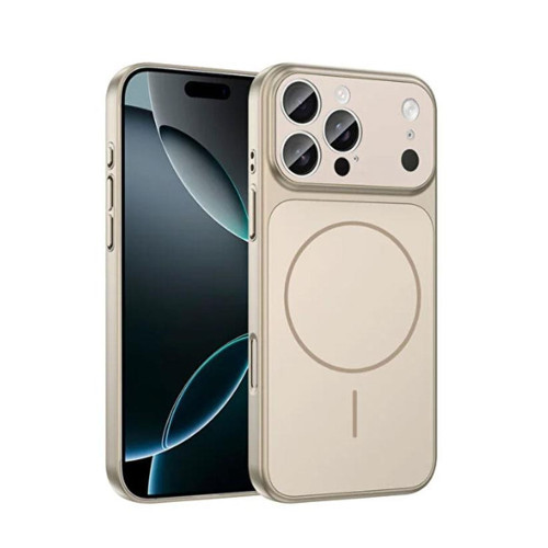 iPhone 15 Pro Max Uyumlu AG Glass Koruyucu Kılıf (iPhone 17 Pro Max Görünümlü)