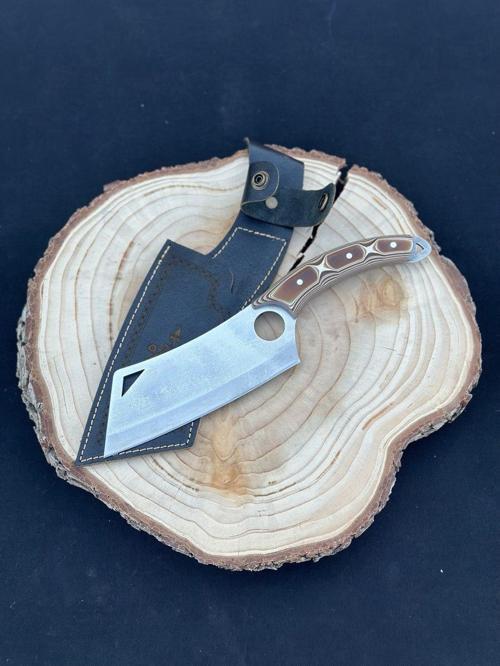 Verzalit Kabza Satır Model Şef, Kamp, Kasap, Mutfak, Piknik Bıçağı