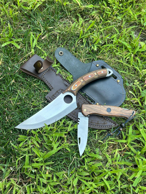 Verzalit Saplı Şef Model Kamp, Kasap, Mutfak, Piknik Bıçağı – Sırttan Kilitli Yaylı Kamp, Piknik Çakısı