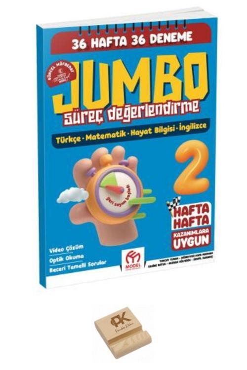 Model 2. Sınıf Jumbo Haftalık Denemeleri ve Telefon Standı