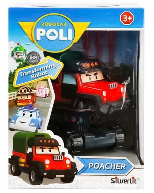 Robocar Poli Transforming Robot Figür Poacher 83360