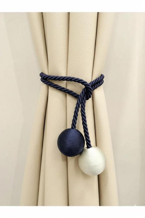 İki Toplu Yan Bağlama Fon Perde Toplama Aparatı