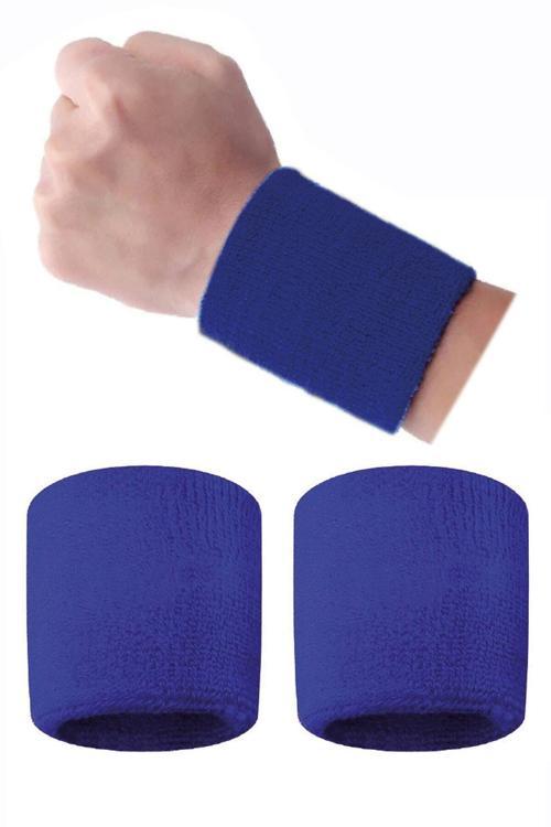 2 Adet Spor Bileklik Sporcu Bilekliği Havlu Ter Bilekliği