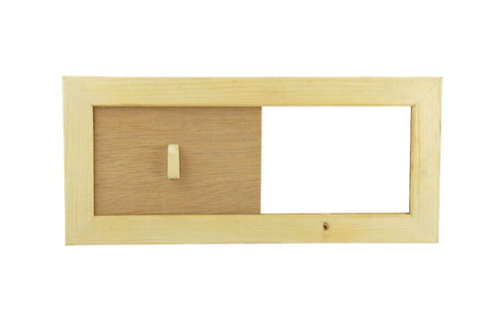 FINTECH Sauna Ahşap Havalandırma Menfezi Klapeli-ToptancıyızBiz