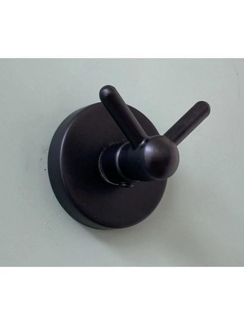 Adnoss Lüks Karaca Bornozluk 2'li Siyah - Havluluk Siyah