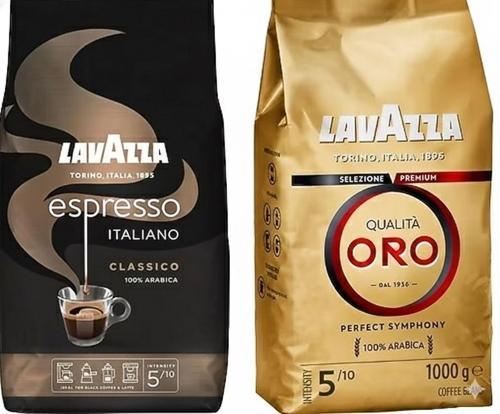 Espresso Italiano Classıco Kavrulmuş Çekirdek Kahve 1 kg +Lavazza Qualita Oro Çekirdek Kahve 1 kg