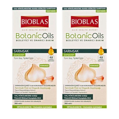 Botanic Oils Sarımsak Özlü 360 ml Şampuan x 2 Adet